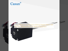 محرك متدرج Casun Nema 8 7.5V 40 mN.m 0.6Amp مع محرك متدرج التشفير للمعدات الطبية
