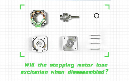 أحدث أخبار الشركة عن Will the stepping motor lose excitation when disassembled?