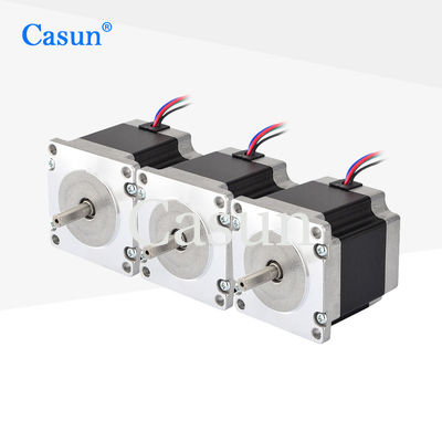 سعر جيد 1.8 Degre 2 Phase 54mm Length NEMA 23 Stepper Motor With CE ROHS ISO متصل