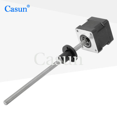 سعر جيد 200mN.M NEMA 14 Stepper Motor With Lead Screw  Tr8x8 P2 Stepper Motor Captive For Madecal Equipment متصل