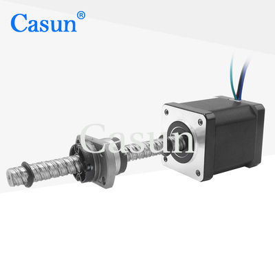 سعر جيد 4.05V 1.5A 1.8 Degree 2 Phase NEMA 14 Linear Stepper Motor 35x35mm Ball Screw متصل
