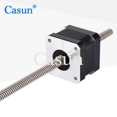 سعر جيد 0.4A 12V Casun Nema 17 خطوة غير مقيدة لآلات CNC ROHS متصل