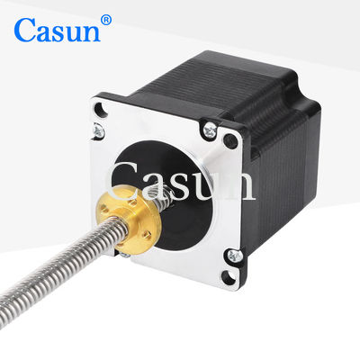 سعر جيد 57x57x54mm 3.36V NEMA 23 Stepper Motor With Lead Screw For Engraving Machine متصل