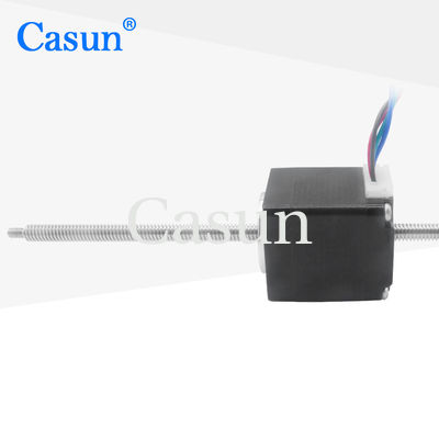 سعر جيد 80mN.M Nema11 محرك خطوة غير مقيد من خلال المسمار الرصاص 8mm 0.8A 4.64V متصل