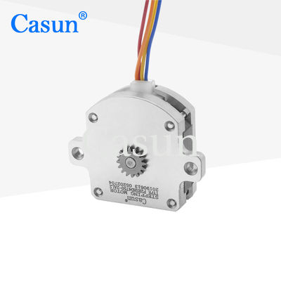سعر جيد Pancake Stepper Motor 1.8 Degree 2 Phase 1.55 V 13mm Gear Shaft For SMT Machine متصل