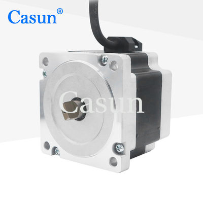 سعر جيد 86x86mm 4A 4N.M 1.9kg NEMA 34 Stepper Motor For CNC Engraving Machine متصل