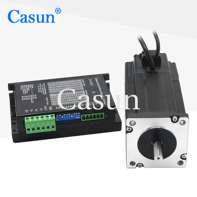 سعر جيد Nema 24 Brake Stepper Motor 4.1N.M 1.5kg 24mm Length Shaft متصل