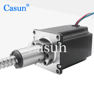 سعر جيد 2000mNm 4A NEMA 23 Ball Screw Stepper Motor Hybrid Linear Actuator 76mm 24mm متصل