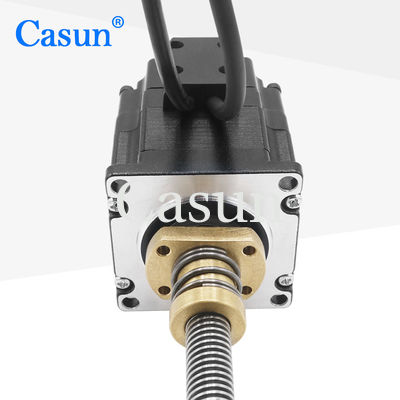 سعر جيد 1.8 Degree 2 Phase NEMA 23 Linear Stepper Motor With Encoder 57*57*45mm 0.9N.M 4 Wires متصل