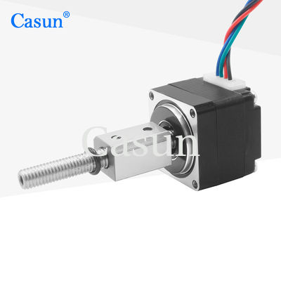 سعر جيد NEMA 8 Ball Screw Stepper Motor 0.5A 25mm Body For Vision System متصل