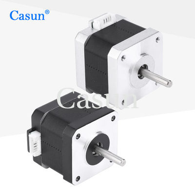 سعر جيد 8V NEMA 17 Stepper Motor 0.8A 40mm 2 Phase 1.8 Degree For 3D Printer متصل