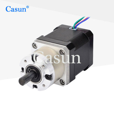 سعر جيد 0.4A 12V NEMA 17 Geared Stepper Motor 2 Phase RoHS Approved Stepping Motor متصل
