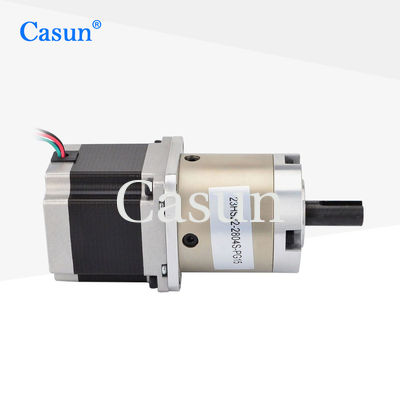 سعر جيد NEMA23 Ratio 15/1 Geared Stepper Motor With Gearbox Planetary Reducer 57mm Stepping Motor متصل