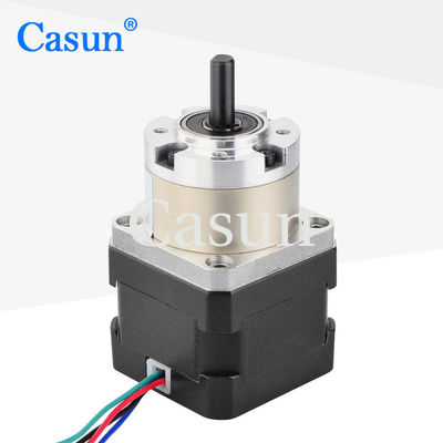 سعر جيد 48mm NEMA 17 Geared Stepper Motor Casun Hybrid Stepper Motor متصل