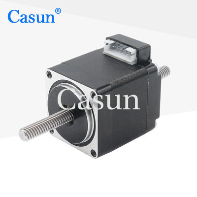 سعر جيد 28*28*33mm NEMA 11 Linear Stepper Motor 50mN.M 0.67A For Textile Equipment متصل