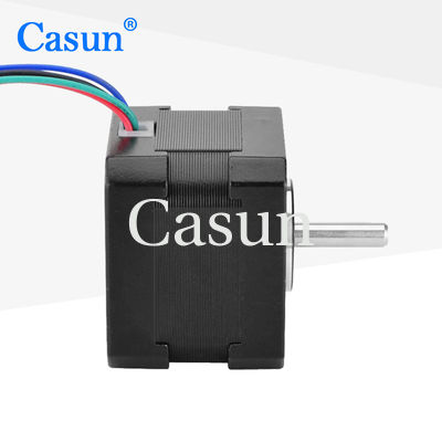 سعر جيد 1.33A 42 * 42mm محرك خطوة NEMA 23 محرك DC للمعدات الطبية 320mN.m متصل