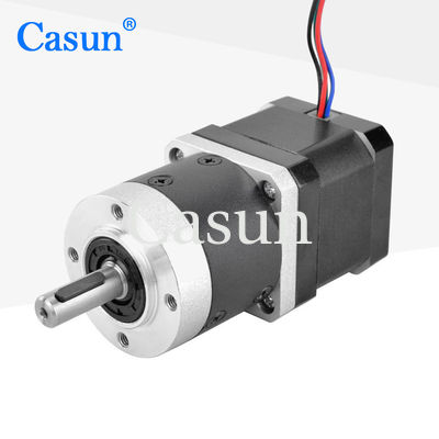 سعر جيد 2.8V 1.6Amp Nema 17 Gear Reduction Motor 390mNm 42mm Stepper Motor متصل