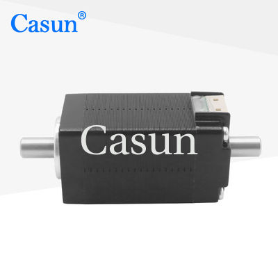 1.8 Degree 2 Phase Nema 8 20X20X38mm Stepper Motor Dual Hollow Shaft 0.6A 32mN.m