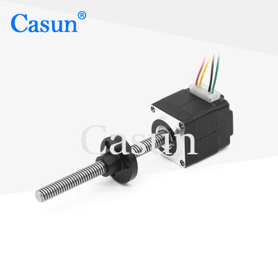 سعر جيد Casun Nema8 Hybrid Lead Screw Stepper Motor Tr4x2 Black Color متصل
