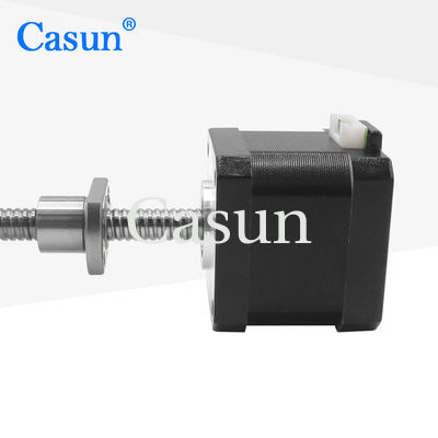 سعر جيد Ball Screw Stepper Motor NEMA 17 Tr8*2 450mN.M Two Phase CE ISO متصل