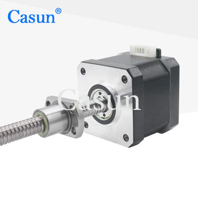 سعر جيد NEMA 17 Linear Stepper Motor Lead Screw Tr8*2 40mm Body 0.45N.M For Industrial Automation متصل