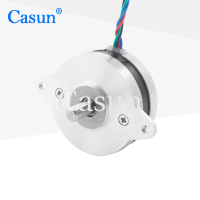 سعر جيد 1.8 Degree 2 Phase NEMA 14 Flat Stepper Motor 70mN.M 0.3A For SMT Machine متصل