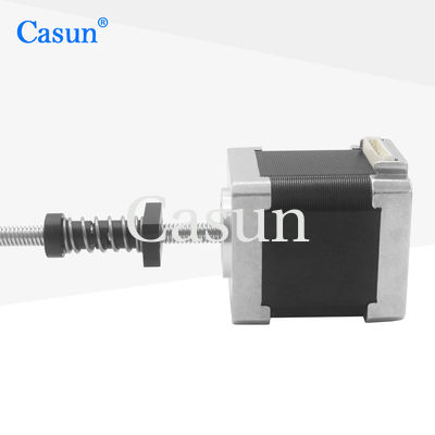 سعر جيد 1.8 درجة 2 مرحلة Nema 14 Tr5 * 2 محرك خطي 35 * 35 * 42mm 0.36N.m متصل