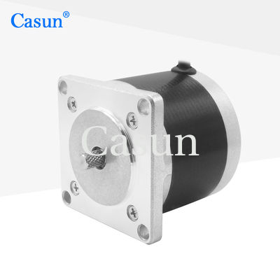 سعر جيد 1.8 Degree Nema 23 Stepper Motor 4.0A Smooth Running 51mm Body 1.N.m For CNC Kit متصل