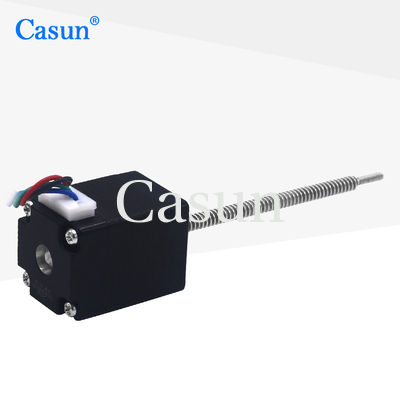 سعر جيد محرك Nema 8 Stepper مع عمود مزدوج 14mN.m دقة عالية 0.5Amp 2.75V محرك خطوة متصل